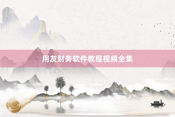 用友财务软件教程视频全集